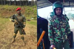 Collage Photo of Patrick Osoi and Cop Shakur.